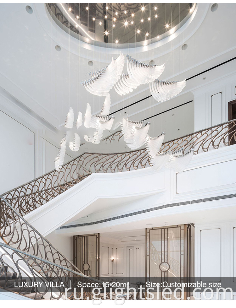 Новая креативная индивидуальность Nordic Design Restaurant Glass люстра Light